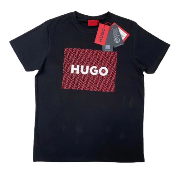 Hugo Boss Other - NWT HUGO BOSS Men's Cotton Crew Neck Logo Print T-Shirt Color Black Size S - XXL